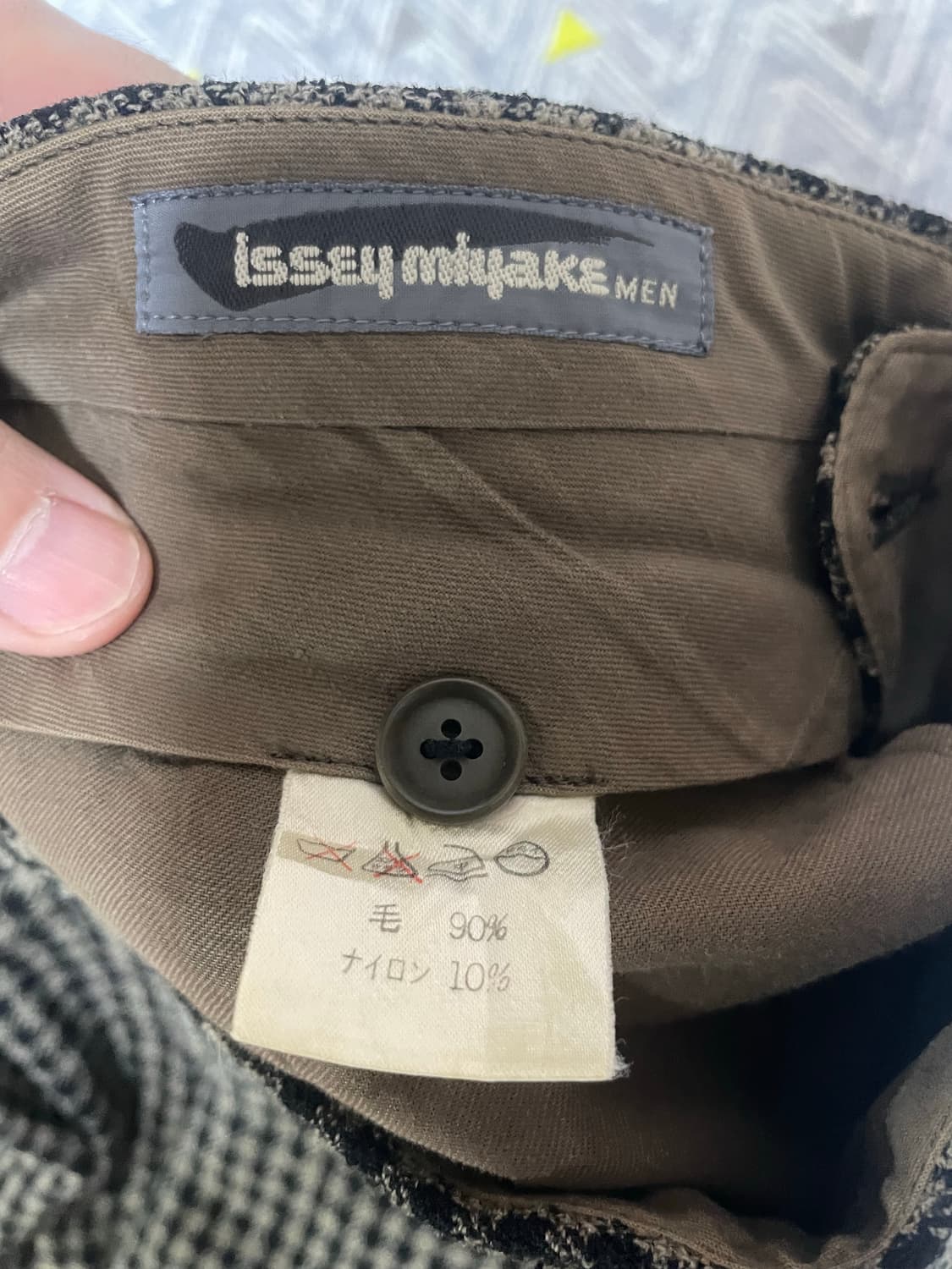 80s 이세이미야케 맨 투턱 코튼팬츠 L 상품이미지3