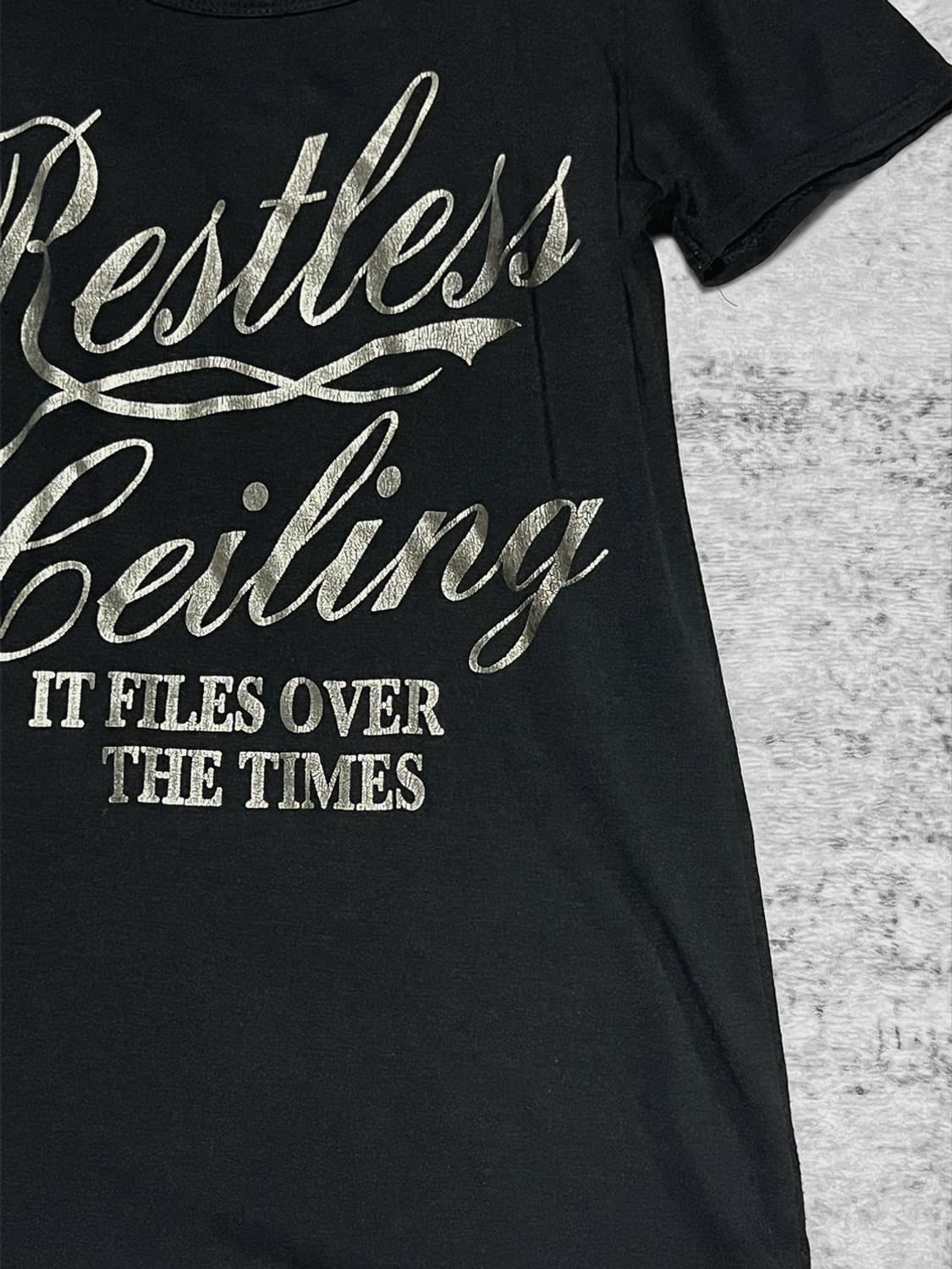 (blue strive) 00s silver lettering t  상품이미지3