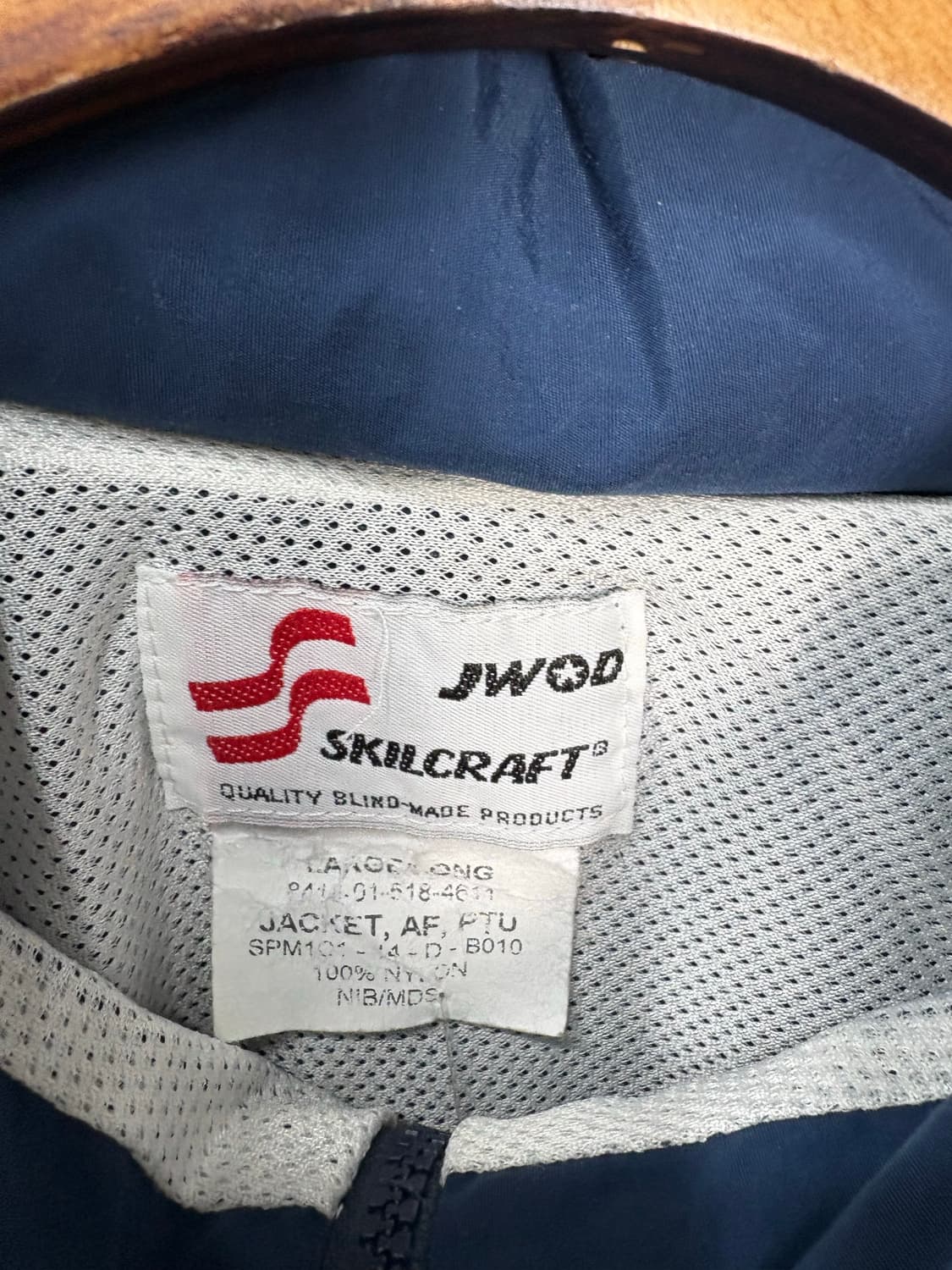 lpfu 미공군 네이비 바람막이자켓 A3372 상품이미지6