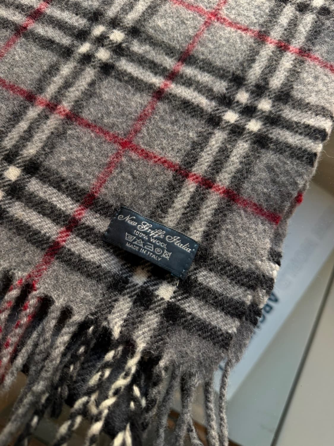 이태리 메이드 노바체크 램스울 머플러 상품이미지10