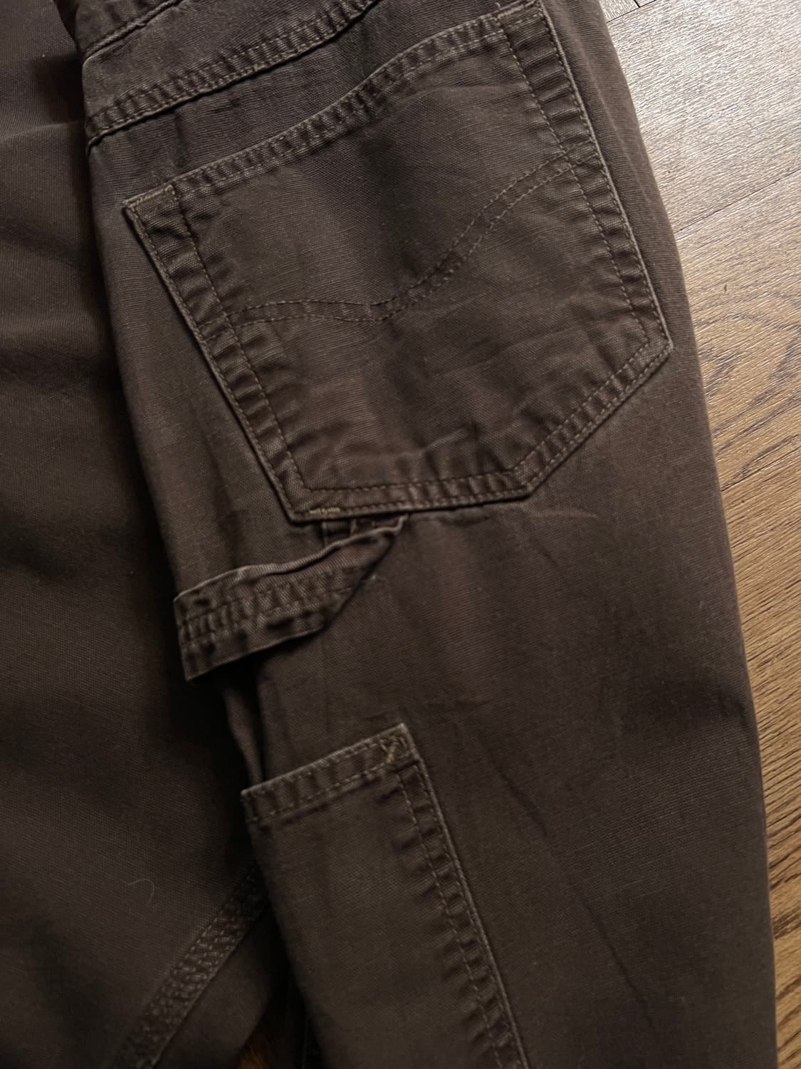 [36]칼하트 USA 브라운 싱글니 워크팬츠 상품이미지5