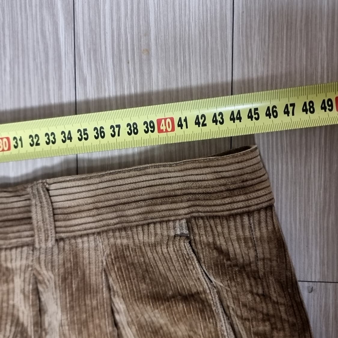 미제 usa 70~80년대 브라운 코듀로이 골덴 바지(34-35) 상품이미지4