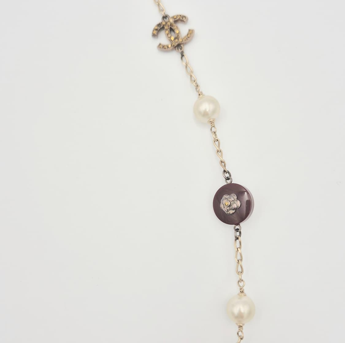 샤넬 카멜리아 & 진주 믹스 롱 네크리스 목걸이 상품이미지5