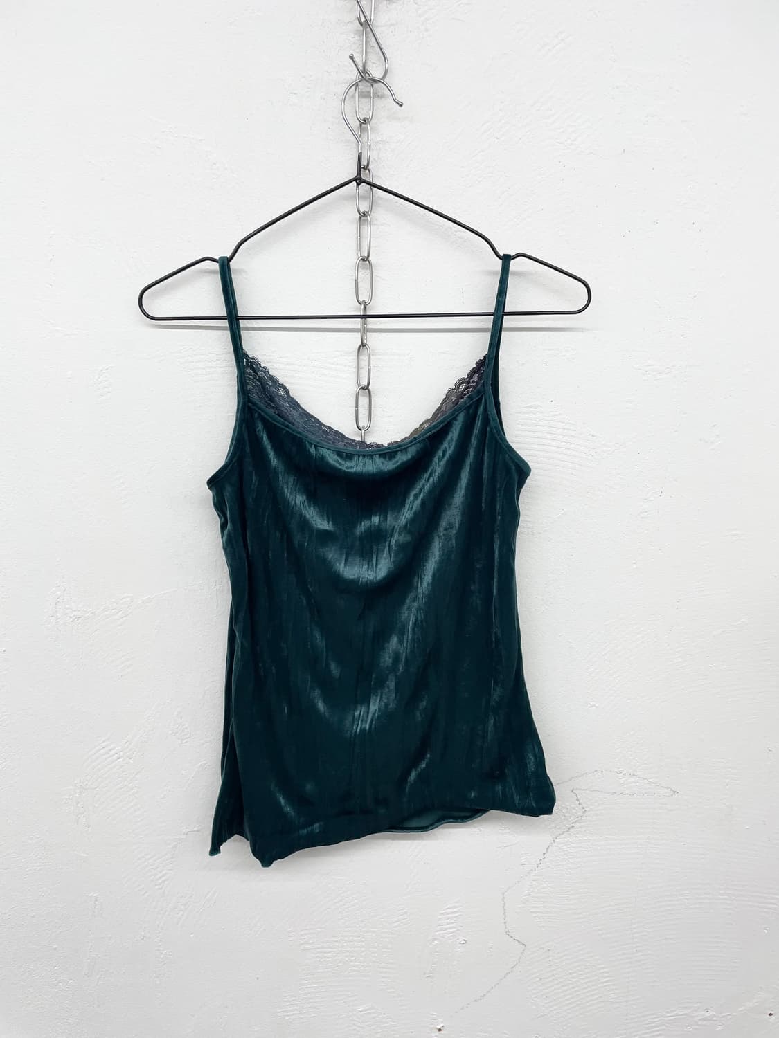 셔링 벨벳 레이스 슬리브리스 상품이미지6