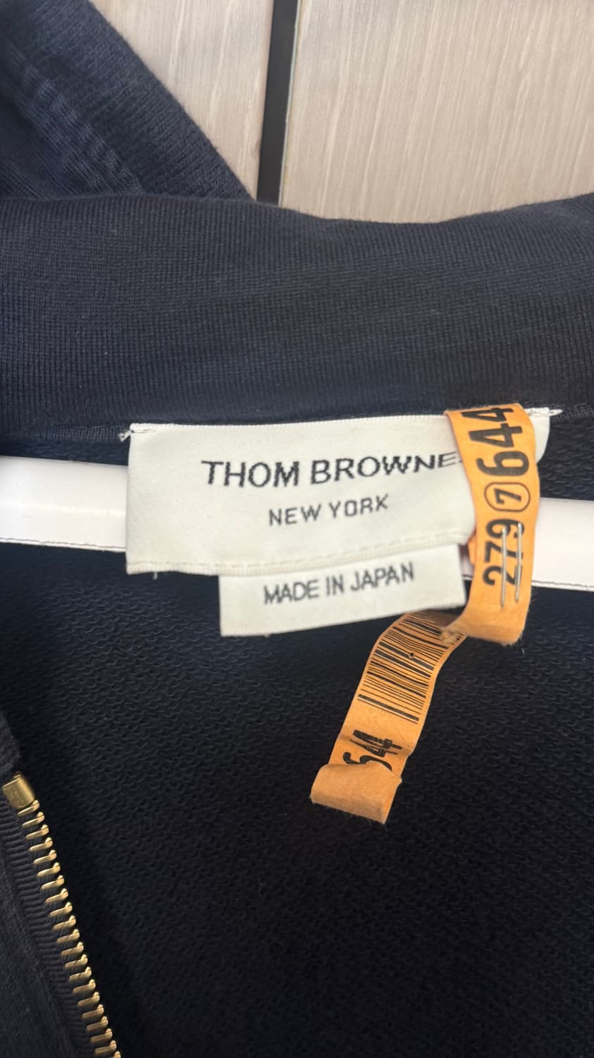 [3]톰브라운 네이비 후드집업  상품이미지2