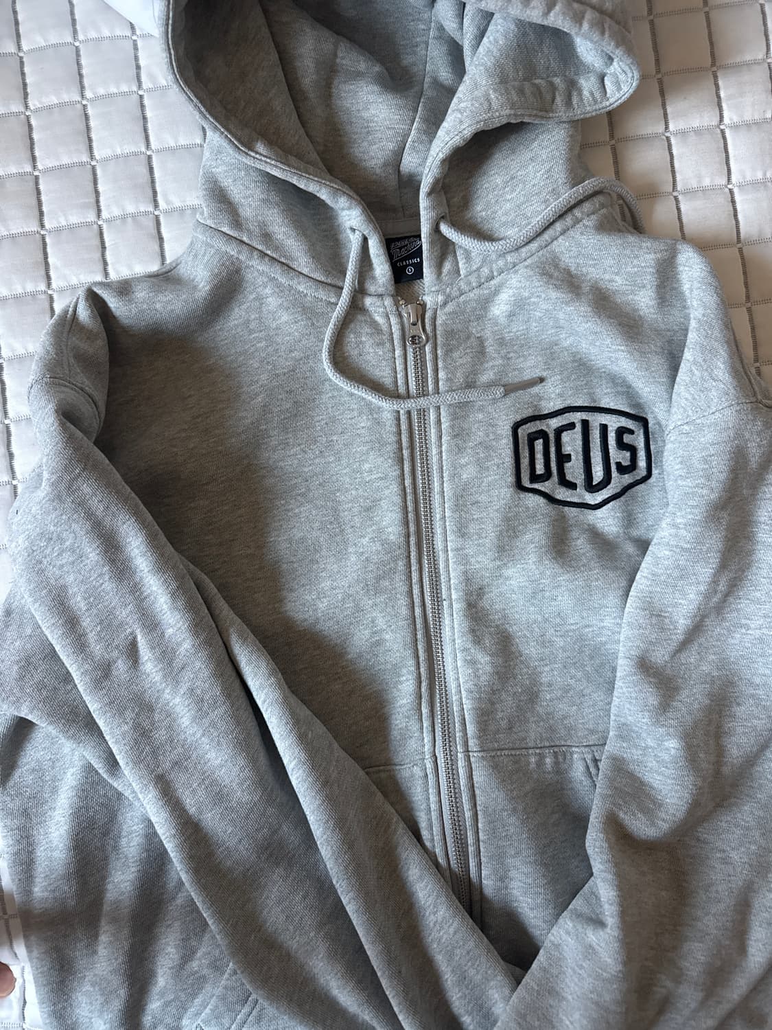 데우스 후드집업 그레이 s 상품이미지1