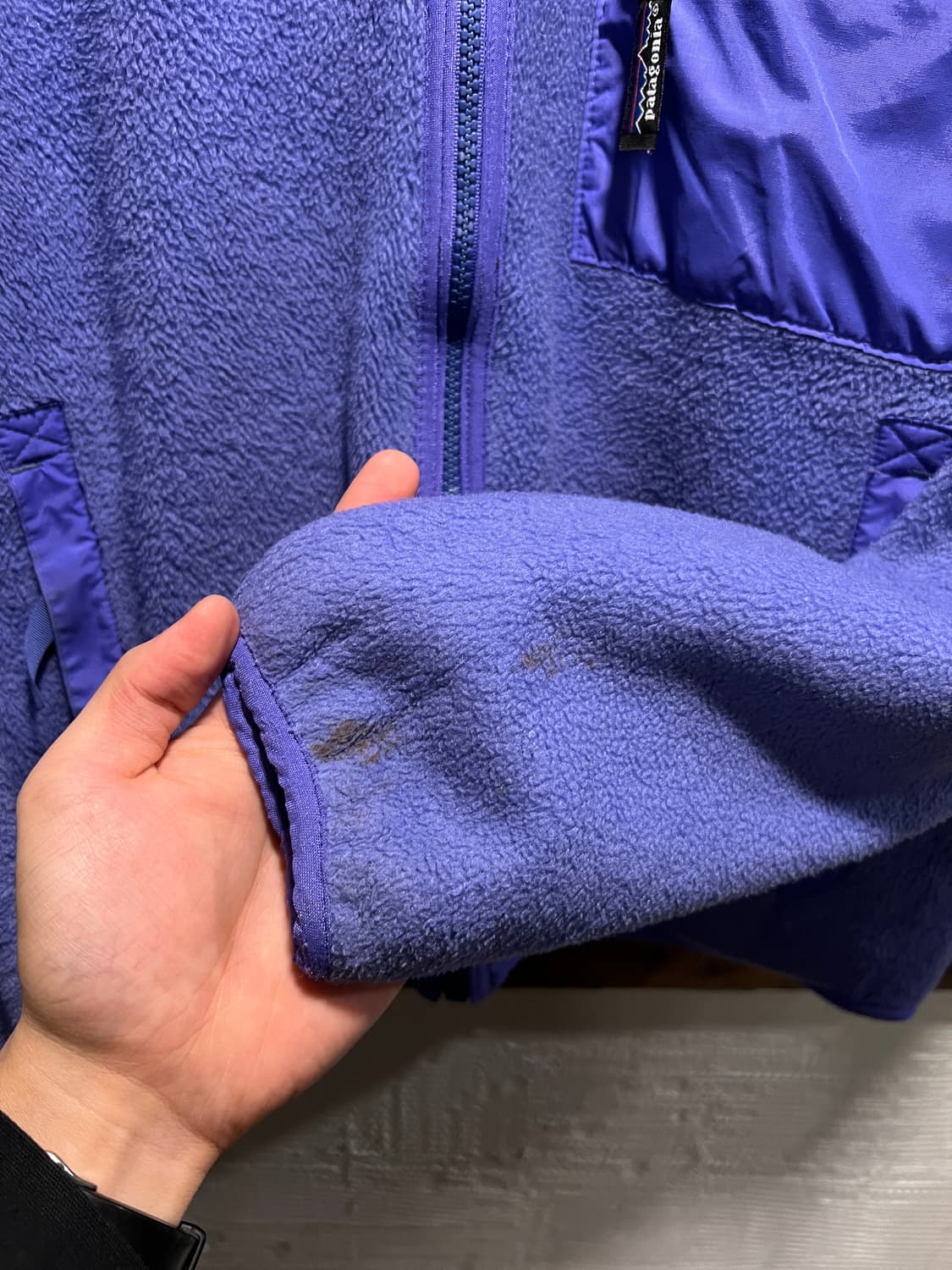 [S]90's 파타고니아 Made in USA 라벤더퍼플 플리스 자켓 상품이미지5