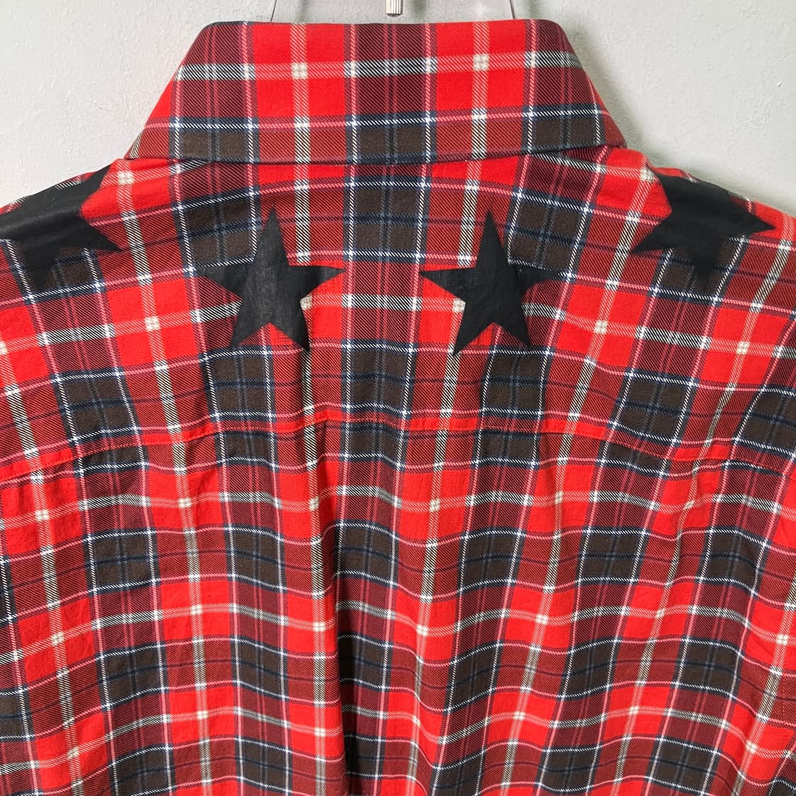지방시 레드 스타 체크 셔츠 상품이미지6