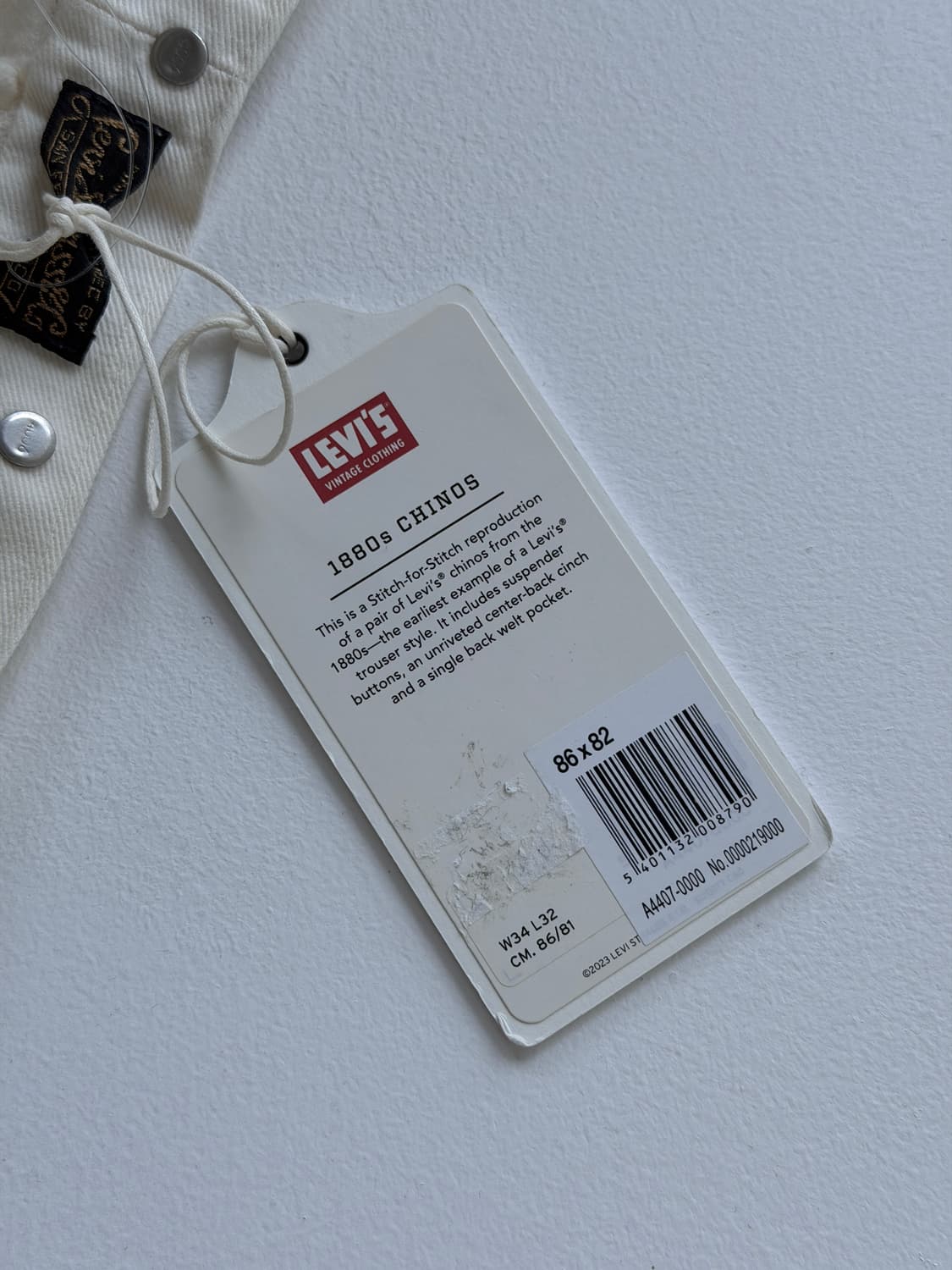 LVC 1880s Chinos Pants 상품이미지4