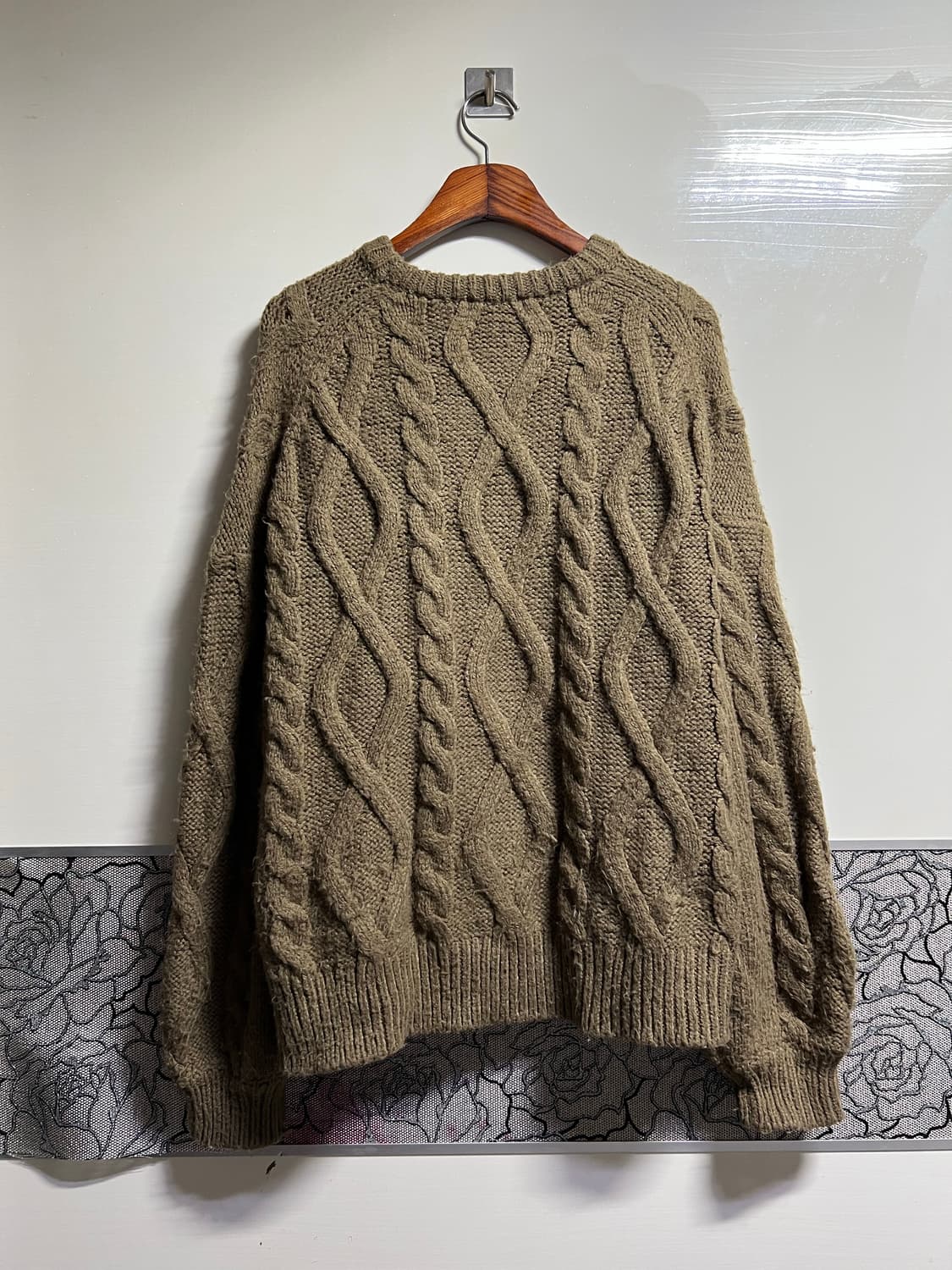 프릭스스토어 케이블 니트 브라운 상품이미지5