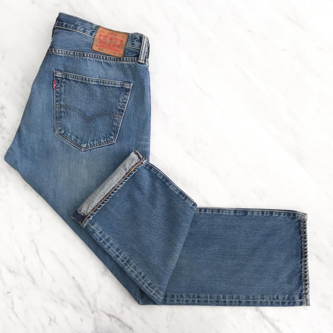 501 중청바지 긴바지 데님 / 허리 36 사이즈 상품이미지2