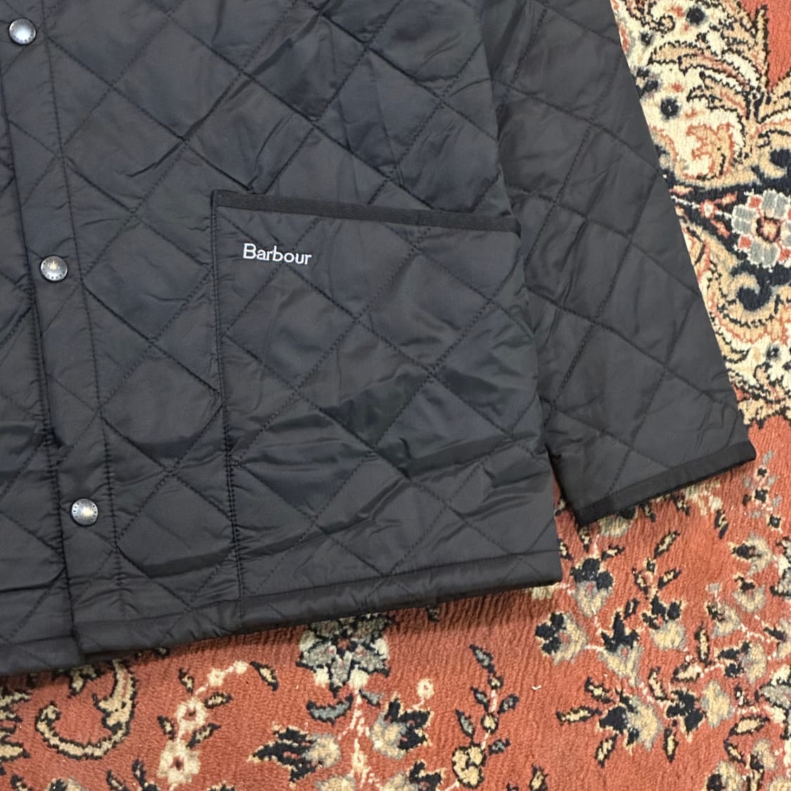 바버 리데스데일 블랙 (M-L) 퀼팅자켓 상품이미지4