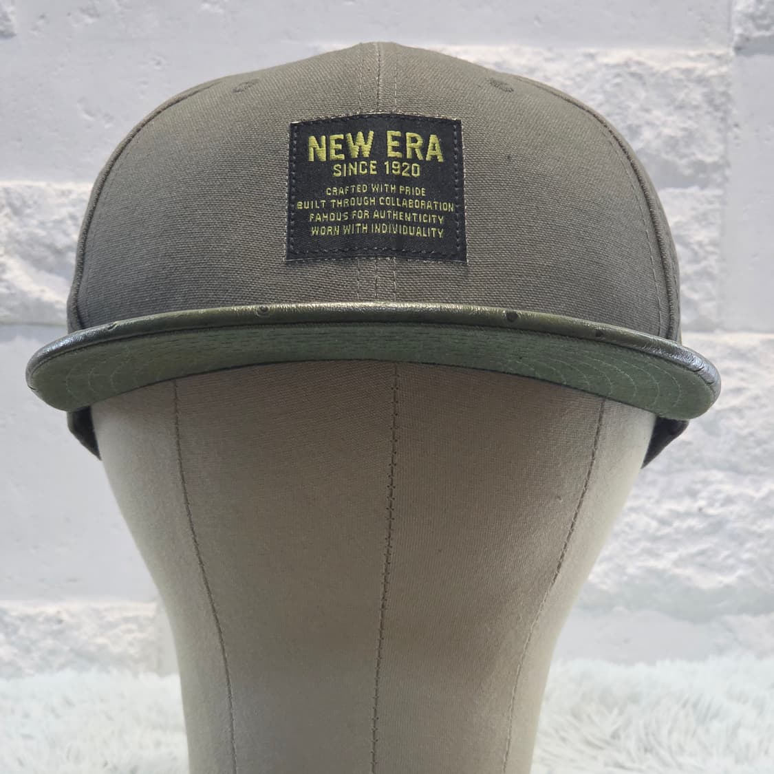 L5-5:뉴에라 9FIFTY 올리브 패치 스냅백 (약 56-59cm) 상품이미지3