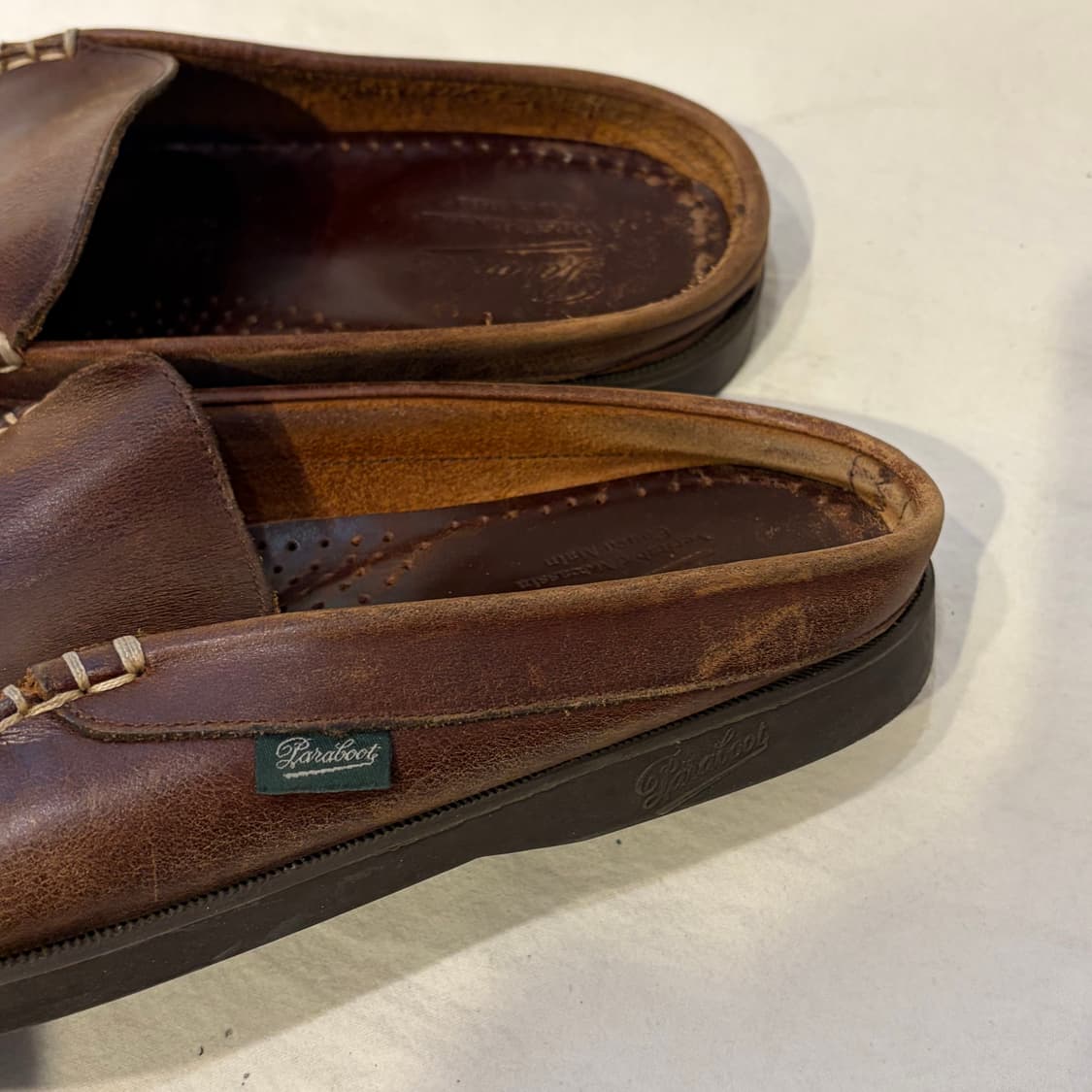 파라부트 바하마 뮬 가죽 슬리퍼 상품이미지4