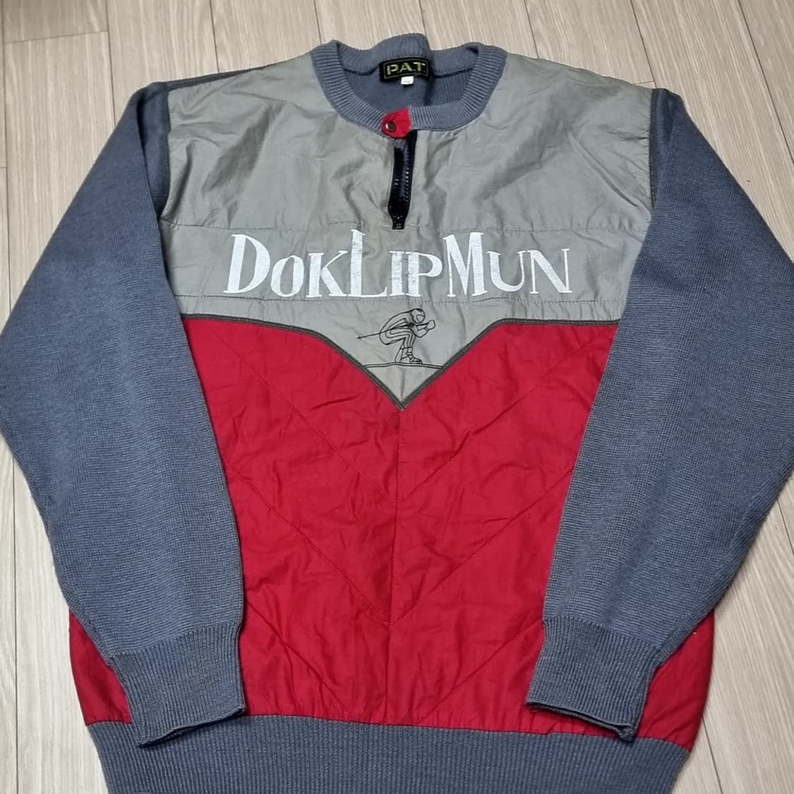 PAT 독LIPMUN 컬러 블록 스키 맨투맨(100) 상품이미지1