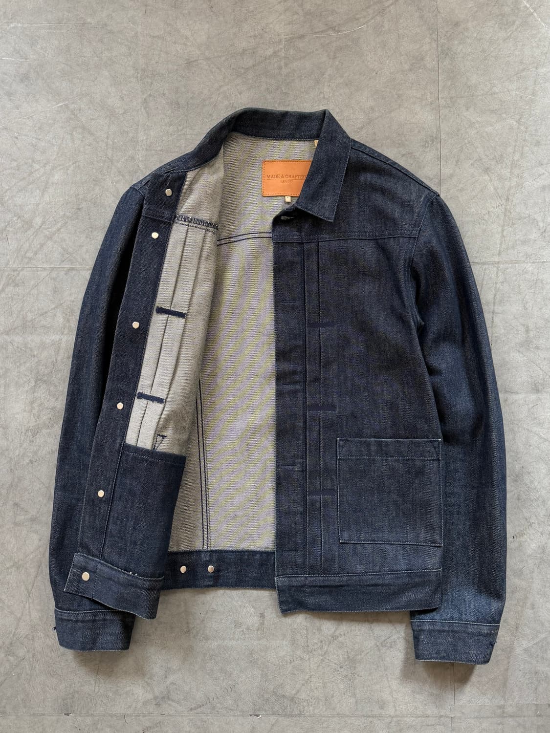 Levi’s 리바이스 메이드 앤 크래프트 데님 트러커 자켓 상품이미지4