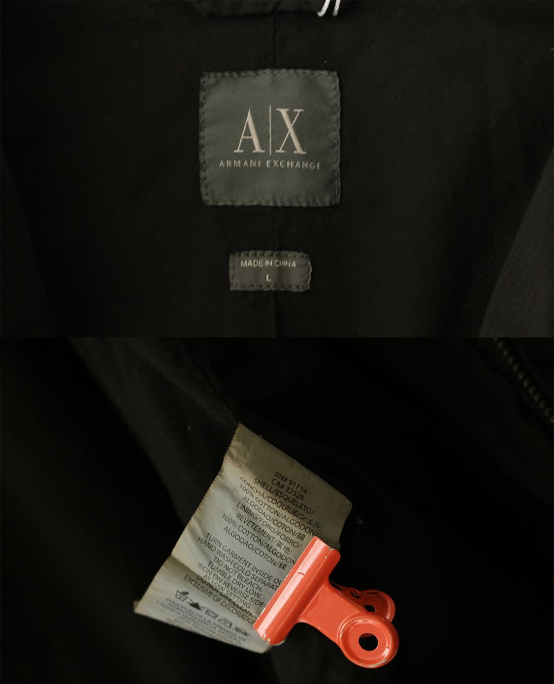 아르마니 익스체인지 바이커 자켓 상품이미지9