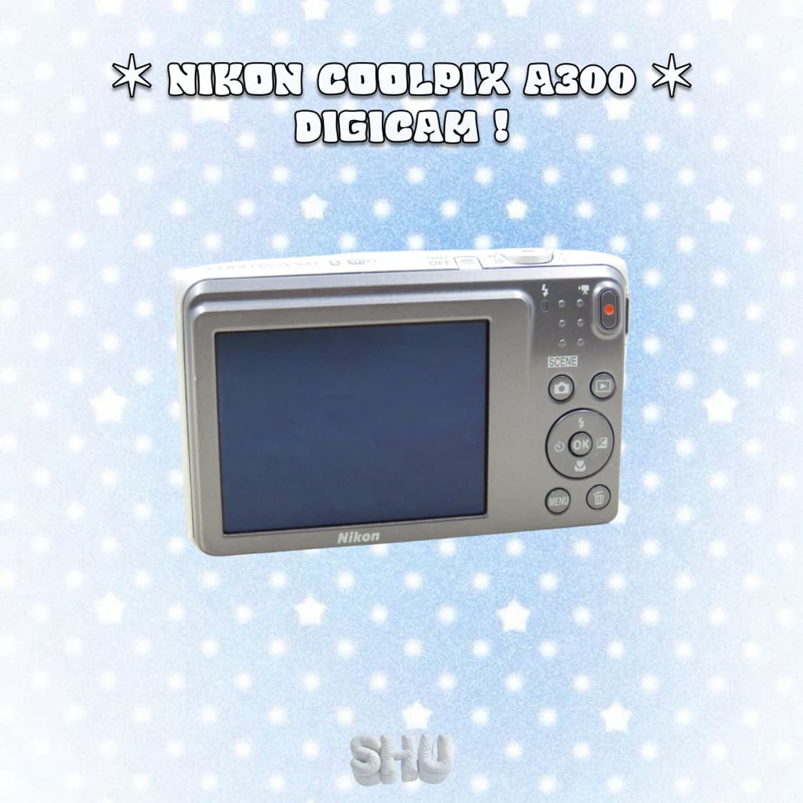 니콘 쿨픽스 A300(S3700) 빈티지 디카 디지털카메라 실버 상품이미지3