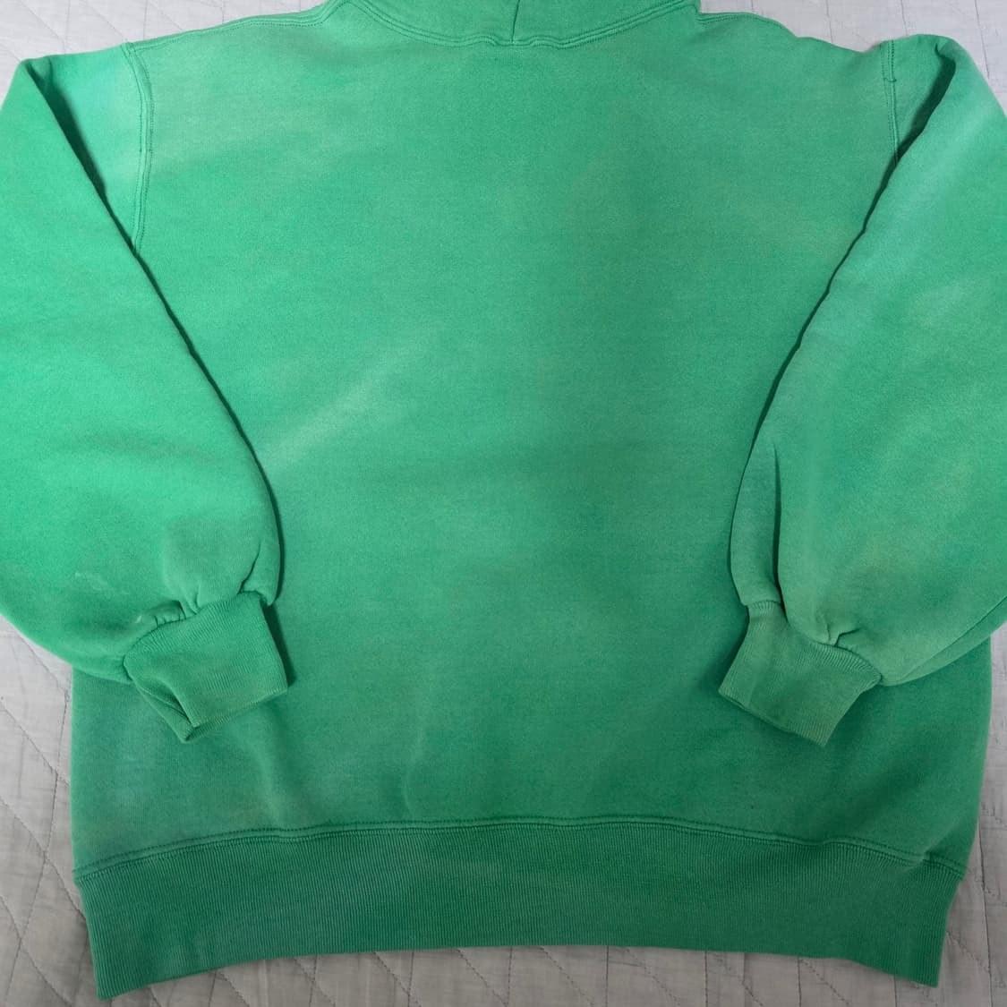 [L] 90s 빈티지 러셀 애슬레틱 라이트 그린 후드티 후디 썬페이드 상품이미지7