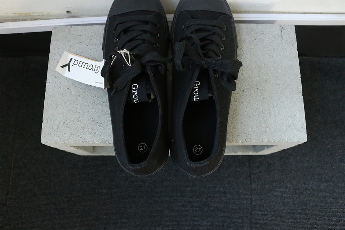 요지야마모토 Ground Y 블랙 스니커즈 상품이미지9