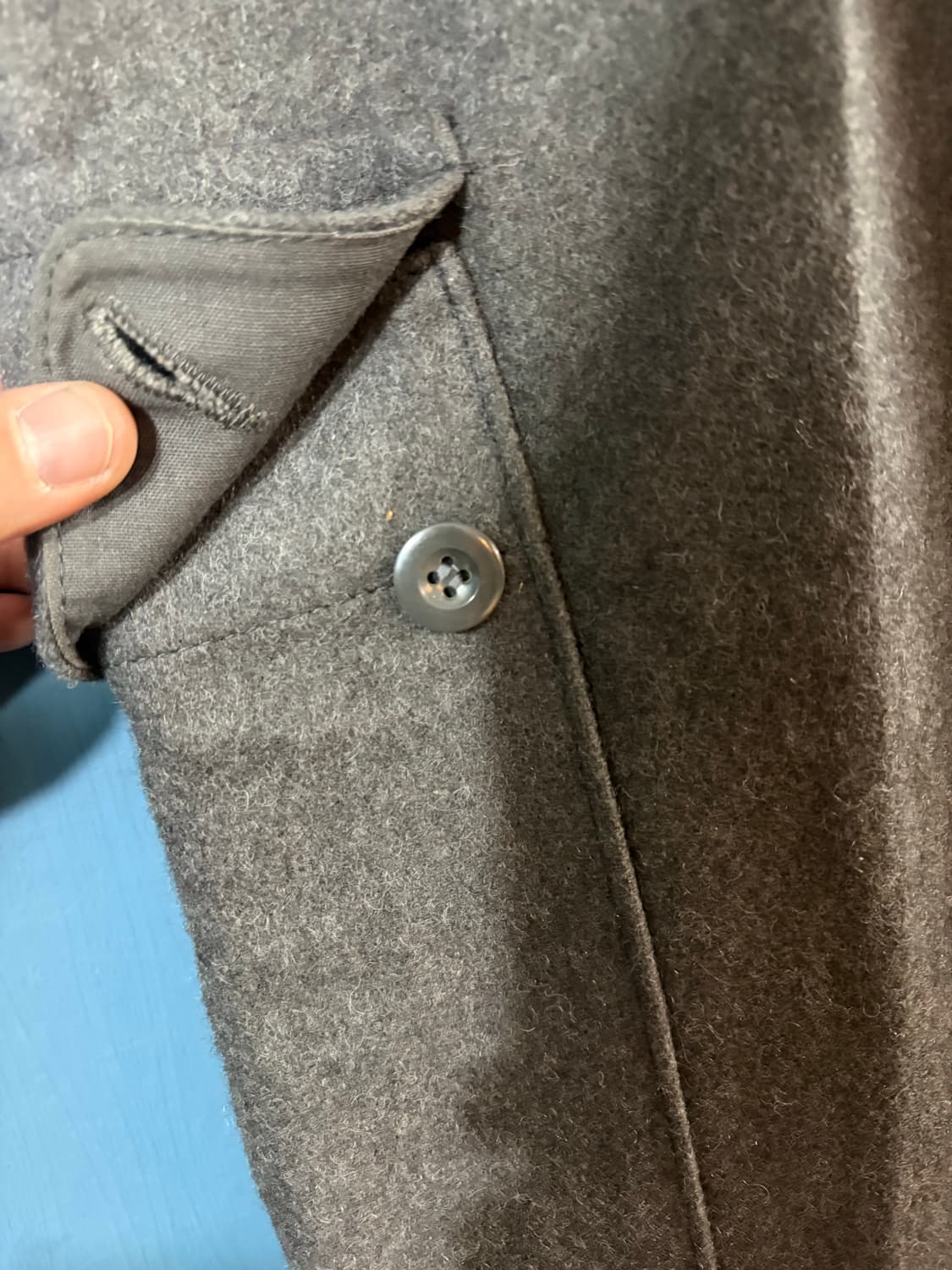 50’s Swedish army Gray Wool Cargo Pant.  상품이미지3