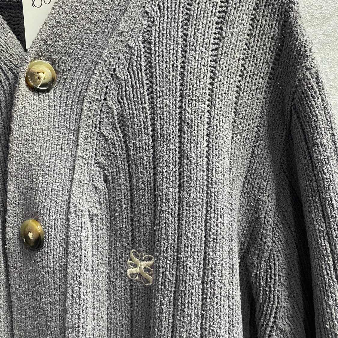 세터 파로 그레이 부클 가디건 B3932 상품이미지3