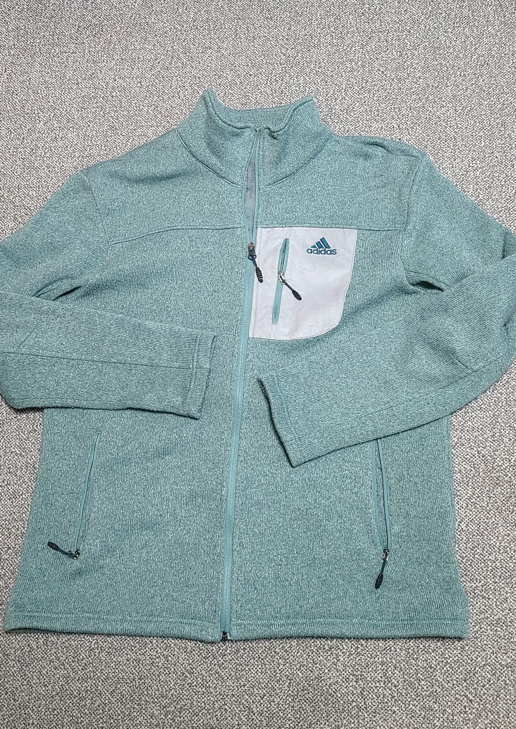 아디다스  멜란지 플리스 자켓  XXL  110 상품이미지1