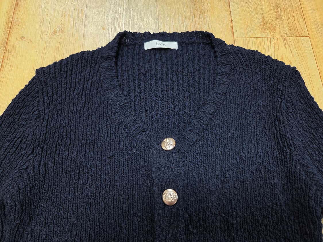 러브민(LVM) 금장버튼 가디건 55-66 상품이미지2