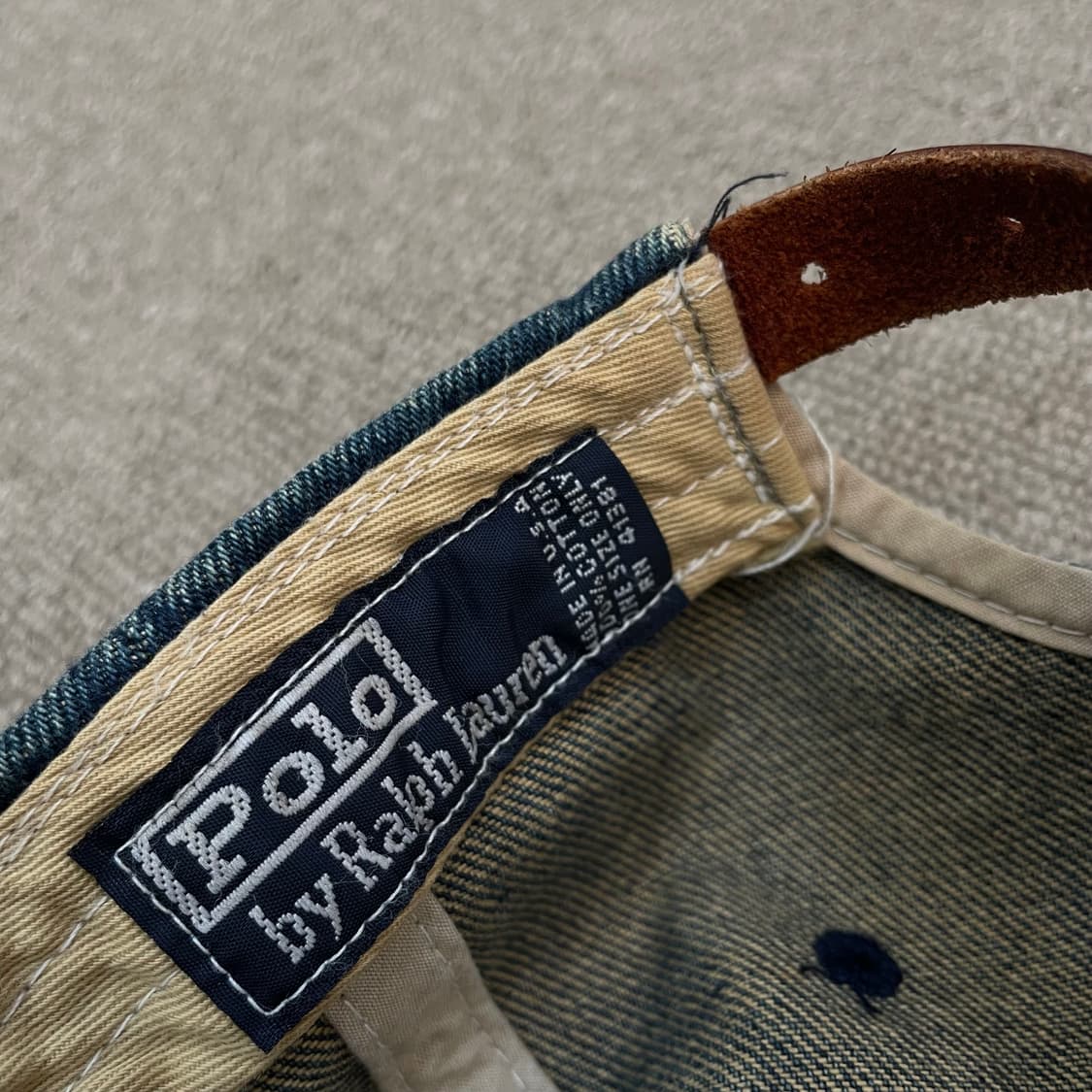 polo made in usa 폴로 데님 볼캡  상품이미지5