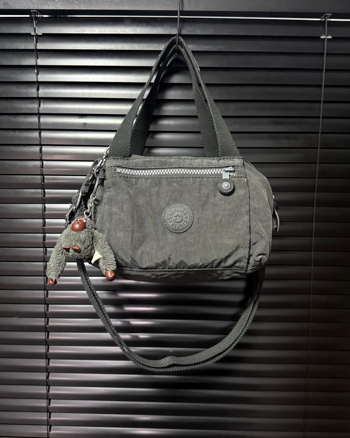 키플링 브라운 갈색 미니 크로스백 토드백 숄더백 고릴라 인형 키링 갸루  상품이미지3