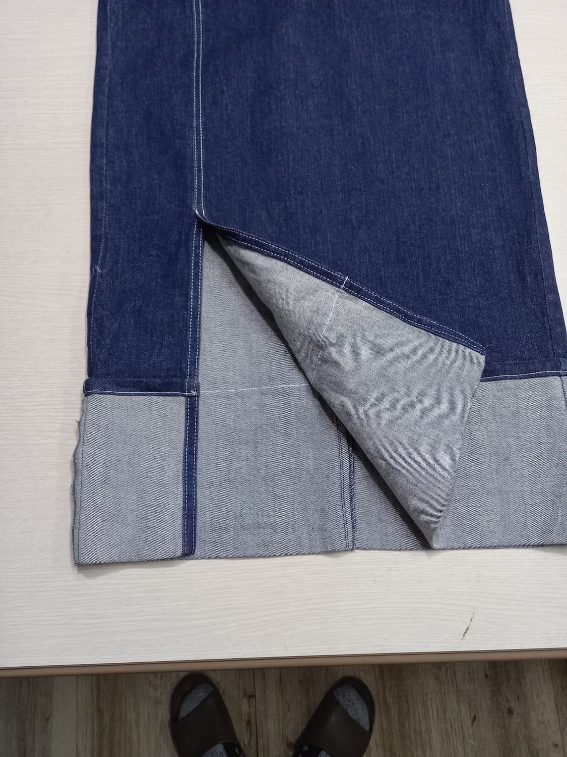 25 REFIND 902 Kor 스판 데님 미디스커트 25-296 상품이미지4