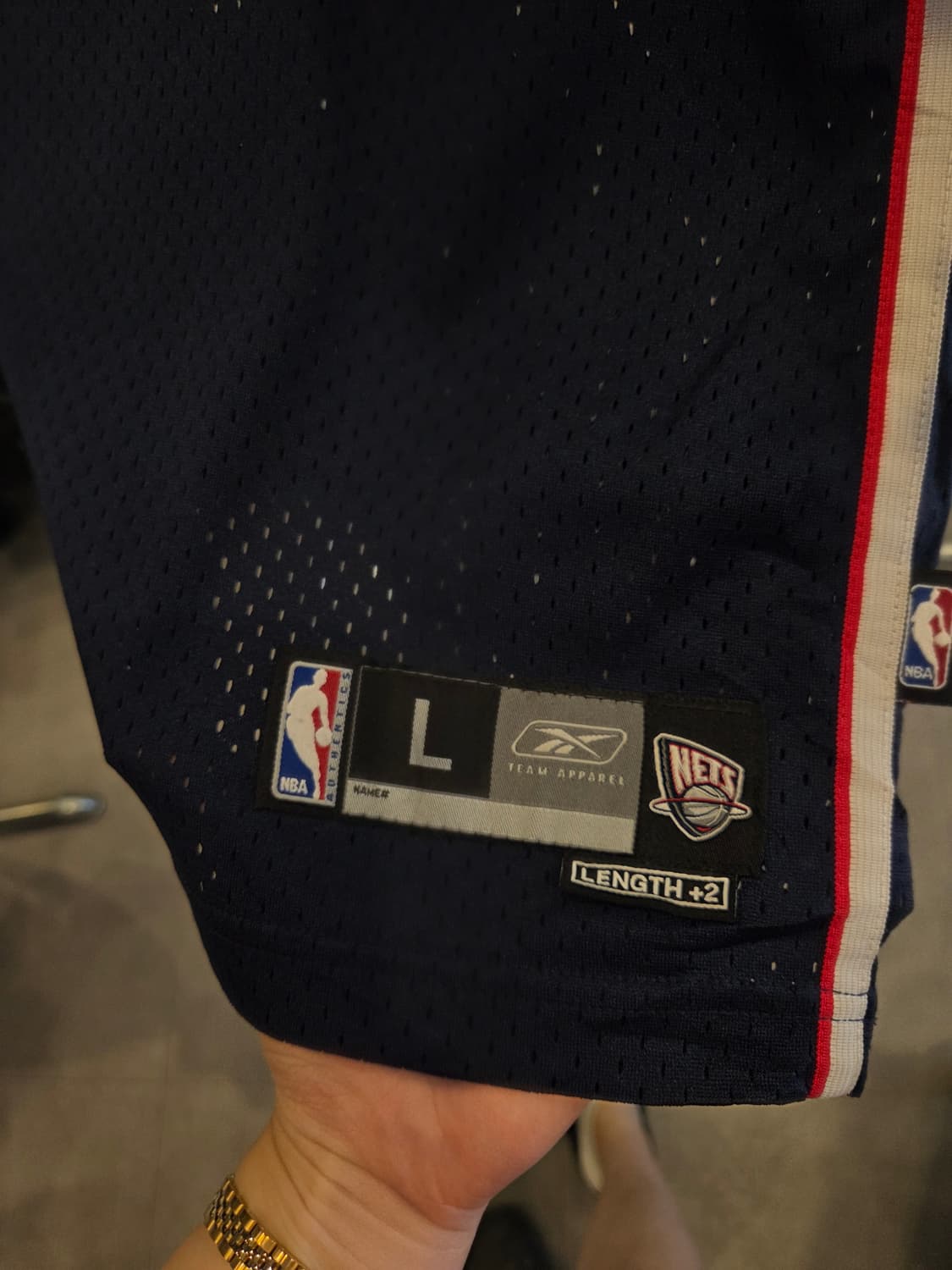 ​[NBA] 리복 뉴저지 네츠 제이슨 키드 #5 저지 (L) - Y2K  상품이미지3