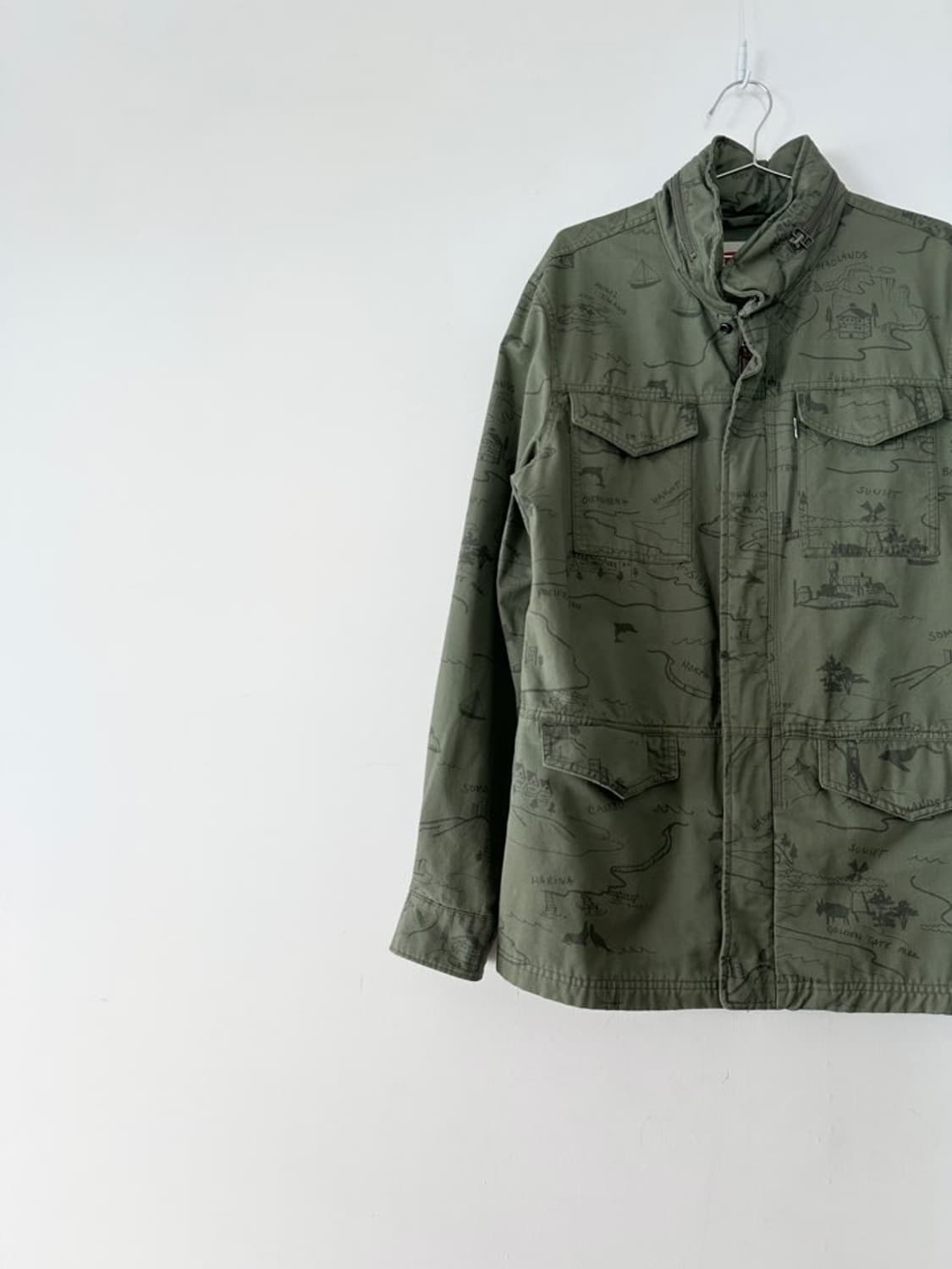 LEVI’S field print sapari jacket / khaki 상품이미지2