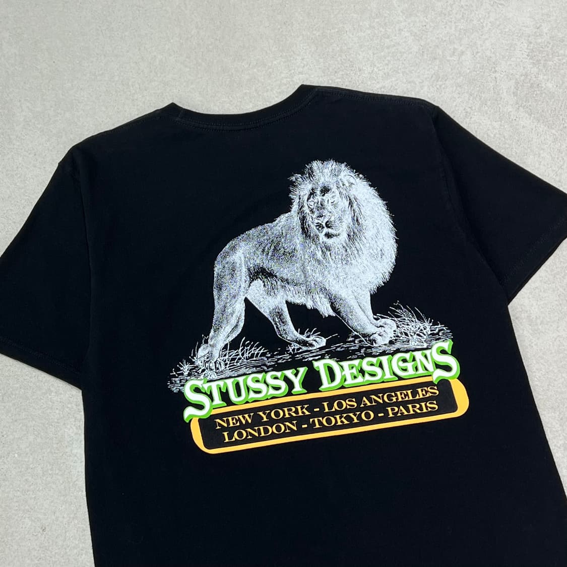 스투시 라이언 프린팅 반팔티 s10264 상품이미지4