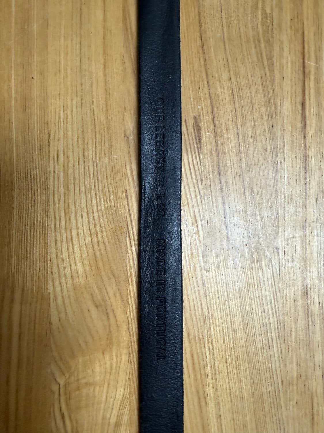 [25.12월 크림 구입] 아워레가시 웨스턴 가죽 벨트 블랙 90 상품이미지5