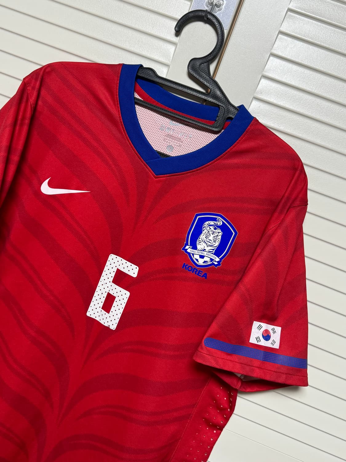 10-12 나이키 대한민국 홈 지급용 유니폼 반팔 No.6 김보경 상품이미지3