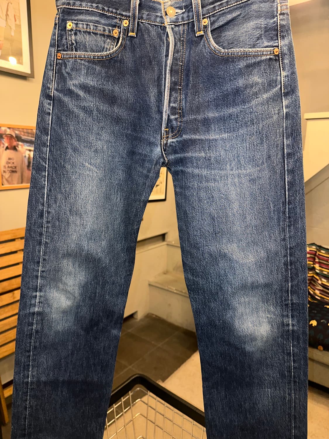 Early 00’s Levi’s 501 553 USA denim pant 상품이미지7