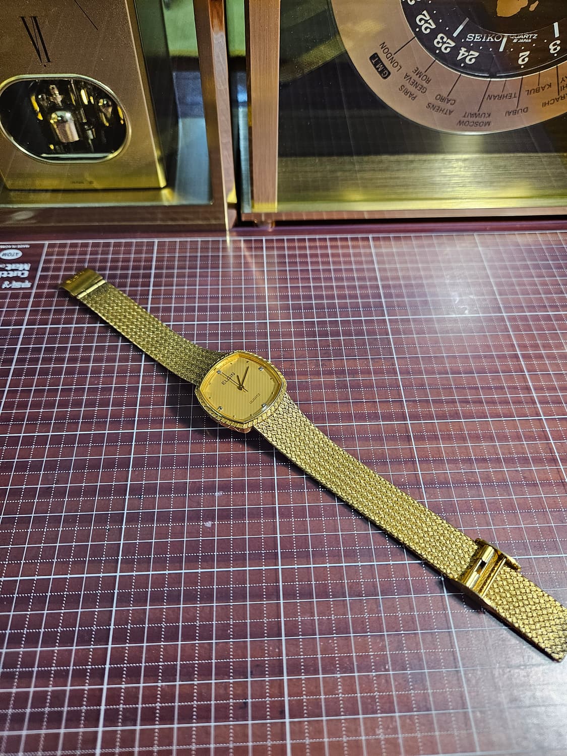 엘진 ELGIN 18k 금장 빈티지 시계 상품이미지5