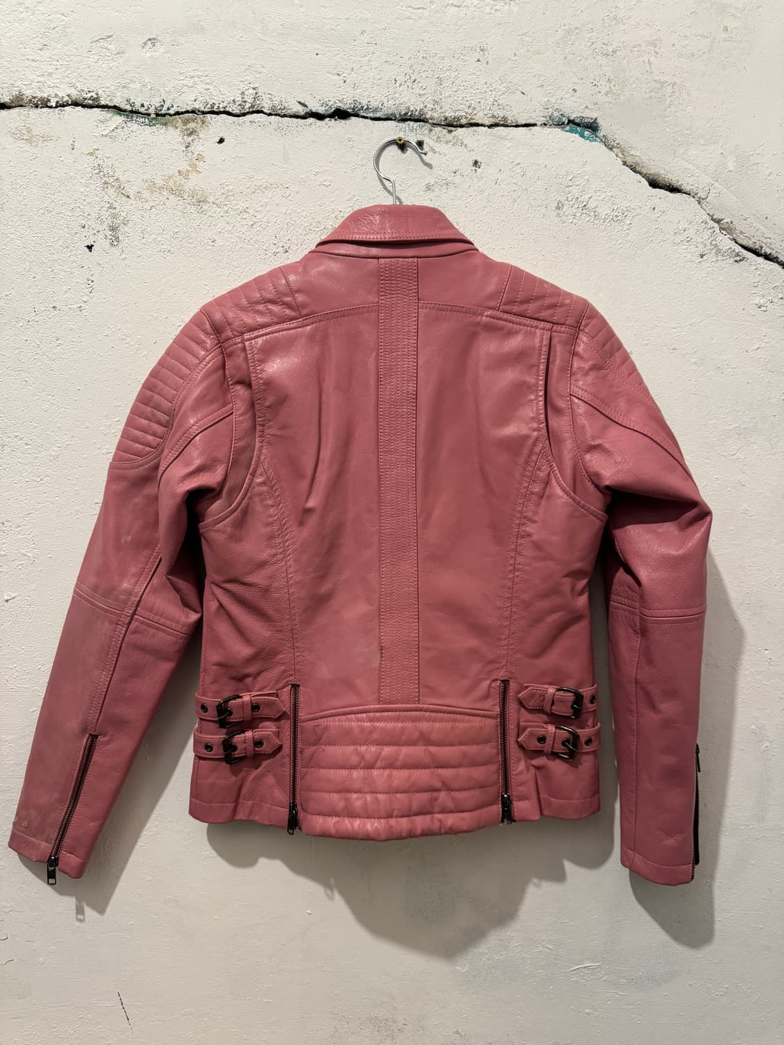 할리데이비슨 핑크 레더 라이딩 자켓 상품이미지8