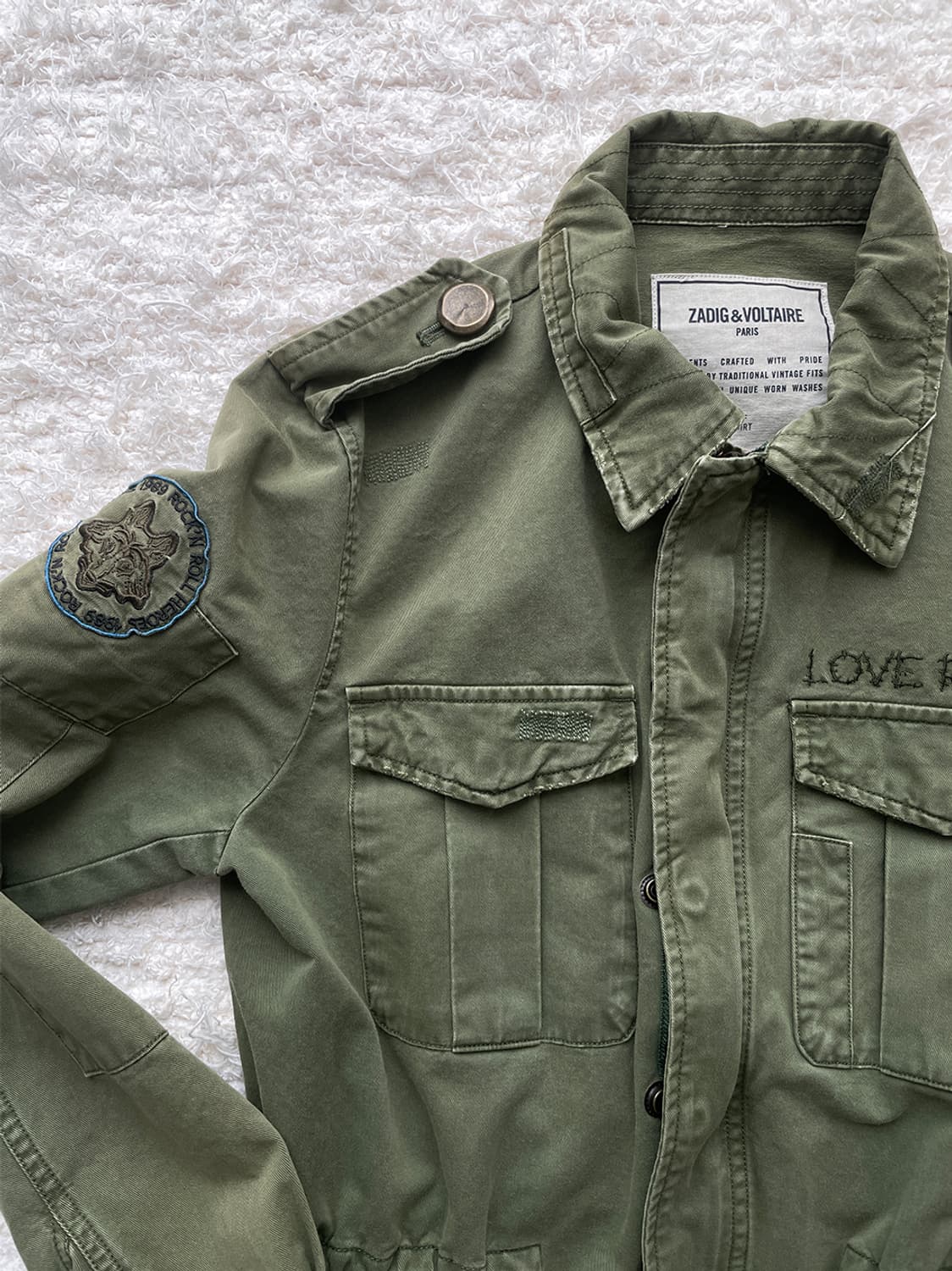 쟈딕앤볼테르 빈티지 밀리터리 자켓 상품이미지6