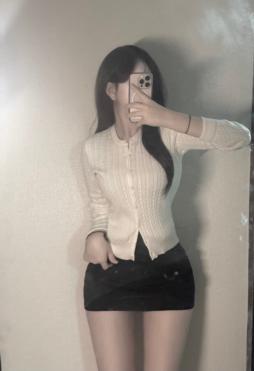 폴로 화이트 니트 상품이미지1