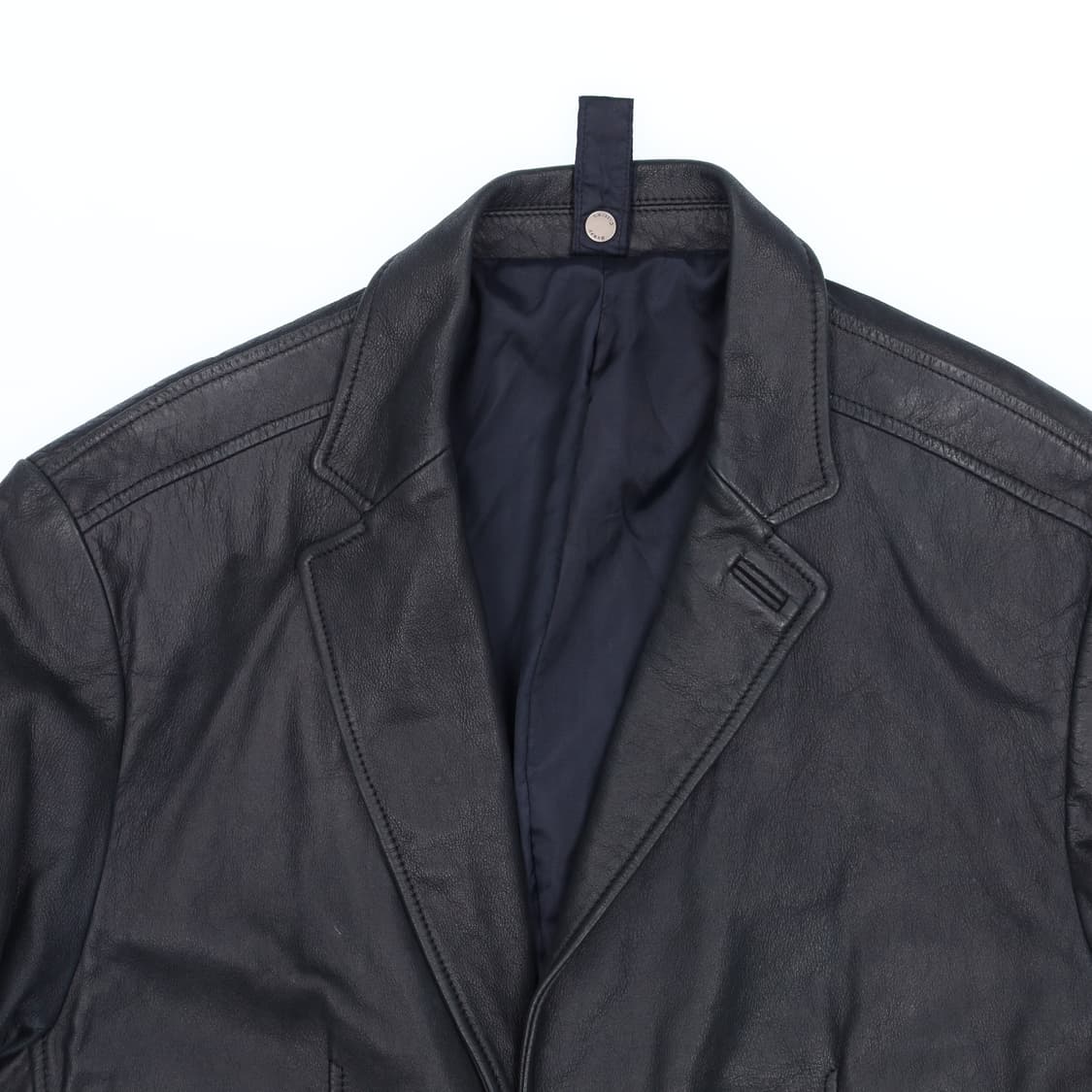 105 헨리코튼 송아지 가죽 자켓 N7329 상품이미지3