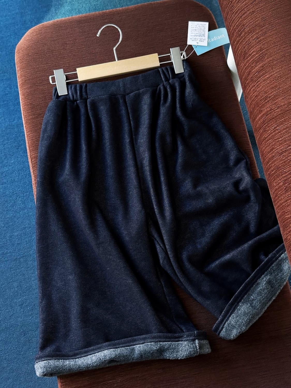 Inner fleece sweat design half easy trou 상품이미지5