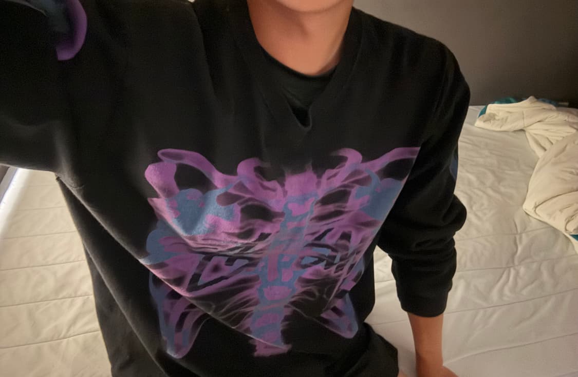 스투시 립 케이지 롱슬리브 티셔츠 블랙 팝니다 상품이미지4