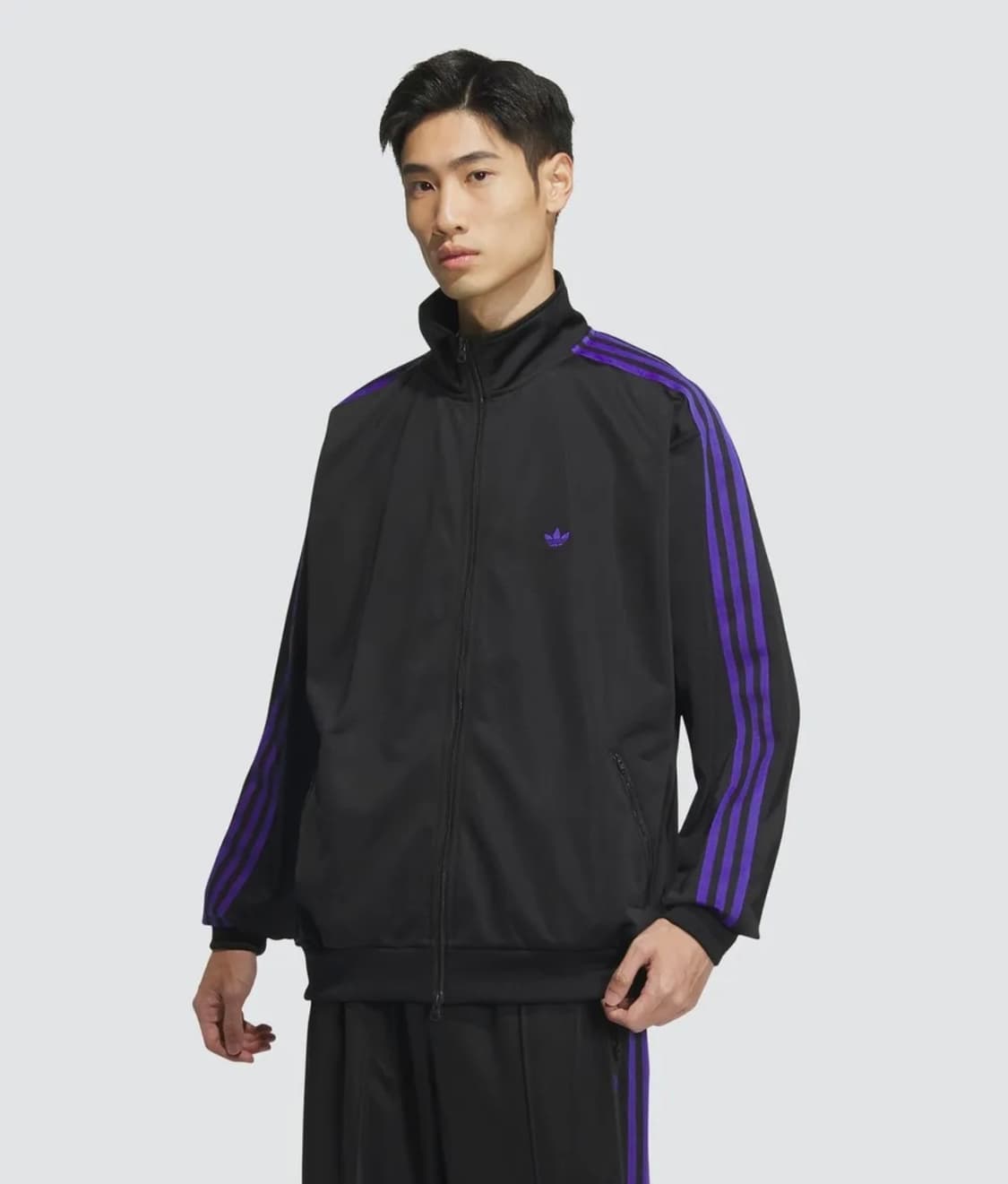 [새상품] S 아디다스 베켄바우어 BB 트랙탑 블랙/퍼플 져지 상품이미지2