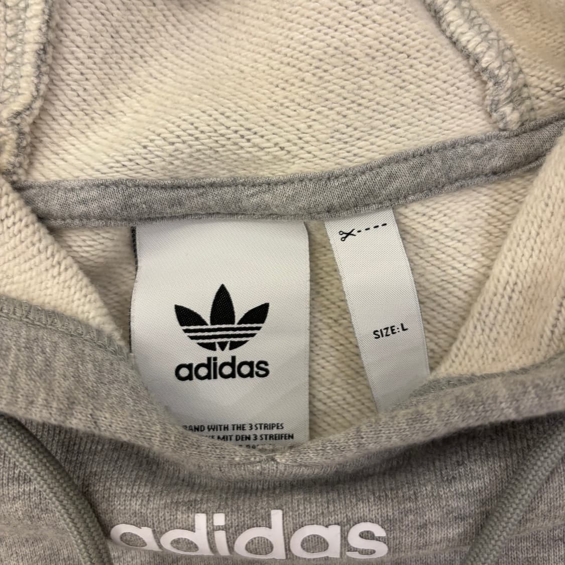 아디다스 트레포일 빅로고 후드티 상품이미지3