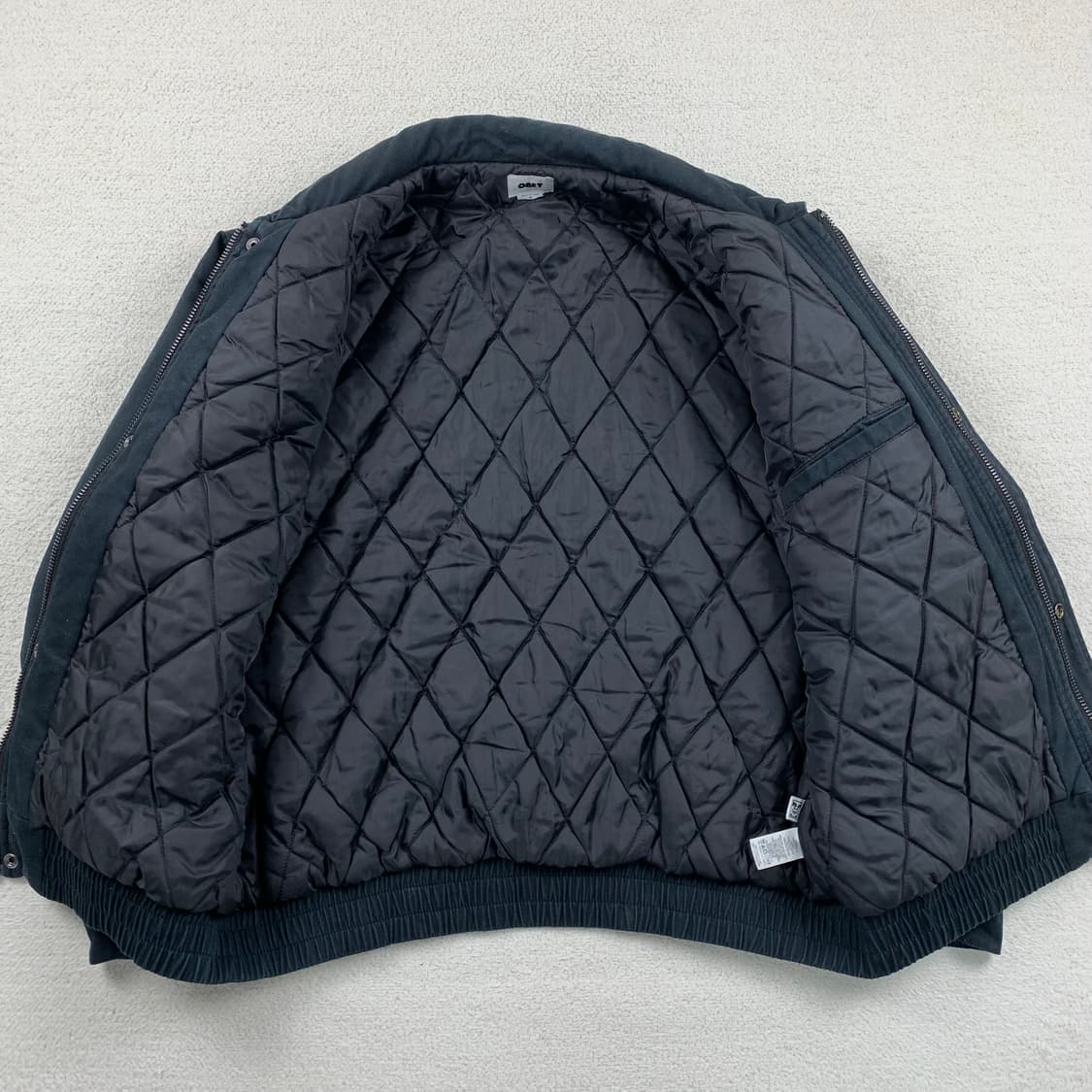 오베이 콜트레인 누빔 워크자켓 블랙 상품이미지8