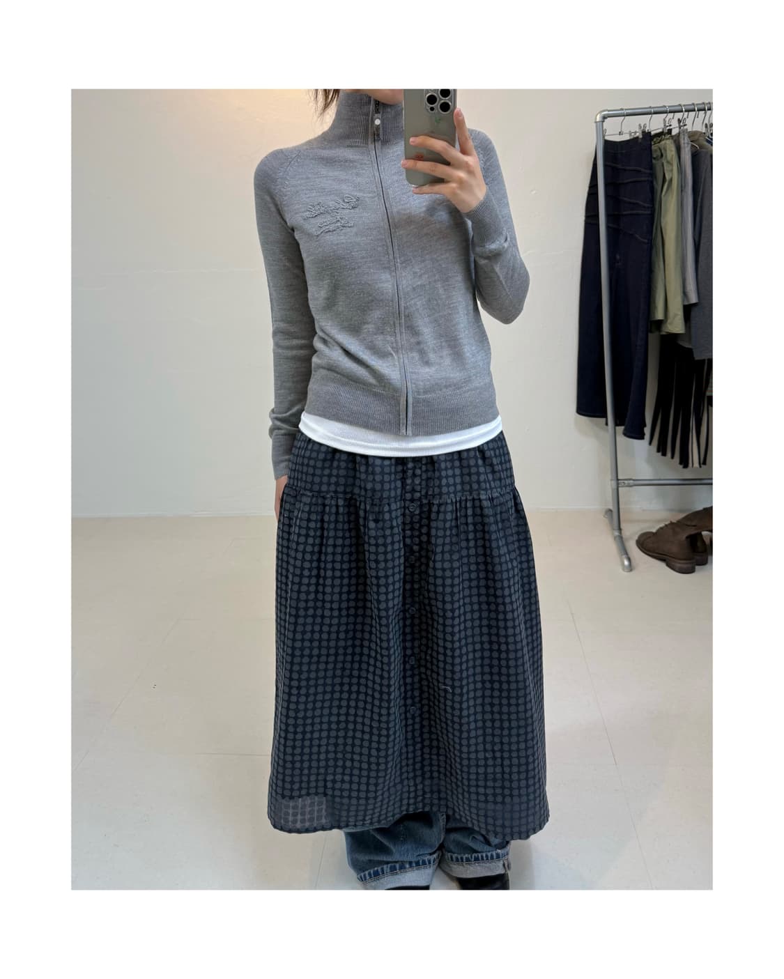 Calvin klein 니트 집업 상품이미지2