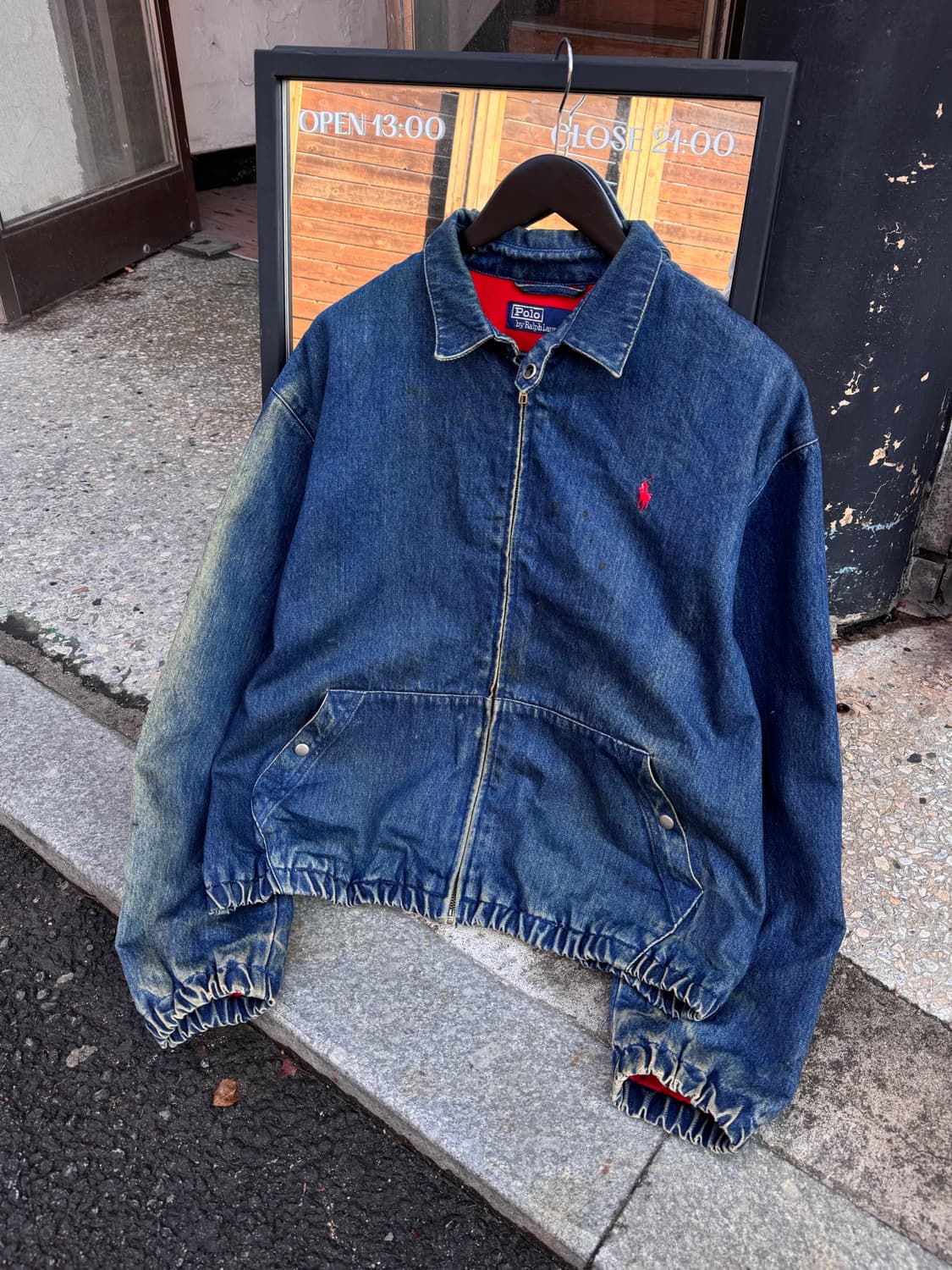 90s 폴로랄프로렌 스윙탑 데님자켓  상품이미지1