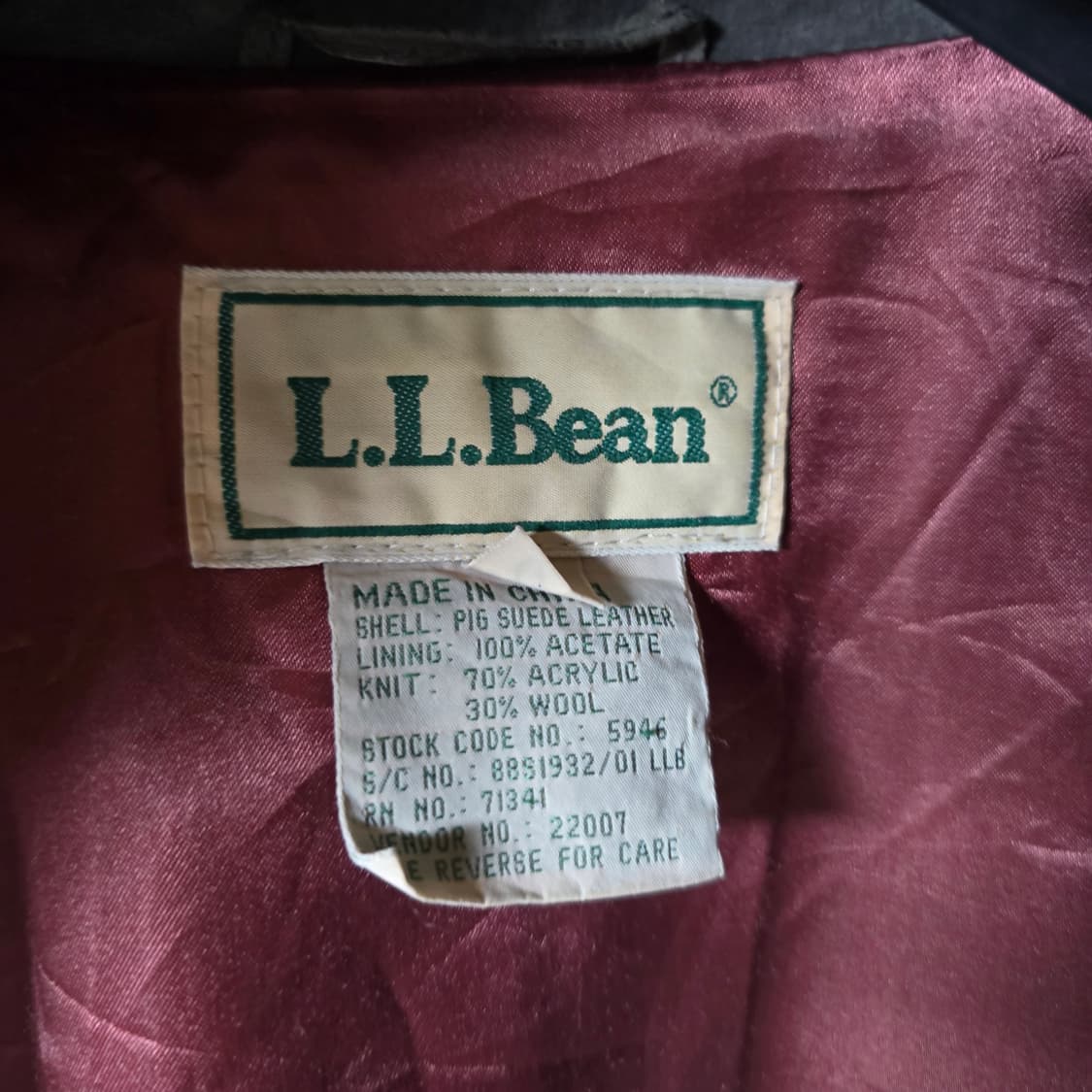 엘엘빈 빈티지 스웨이드 자켓 상품이미지8